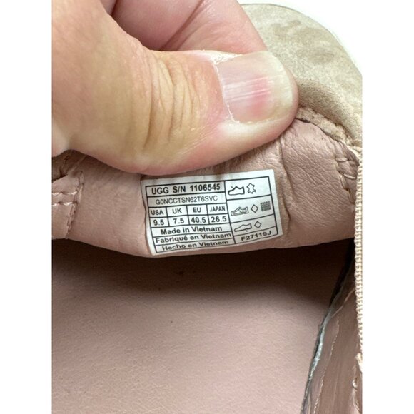 UGG Mens Beige Suede Slip-On Shoes Size 9.5 SKU 7048 main image 8